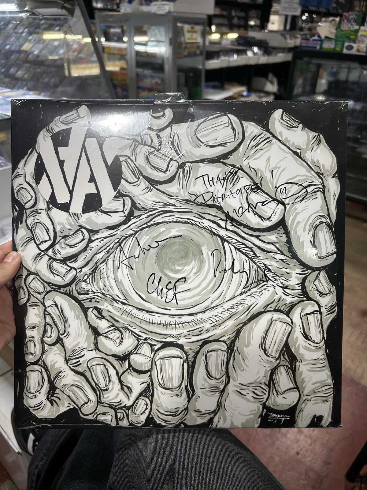 New Music Anti You "Blank Stares" LP Signed New