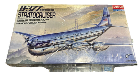 Academy 1/72 B-377 Clipper Nightingale Stratocruiser Model Kit #1603 SEALED