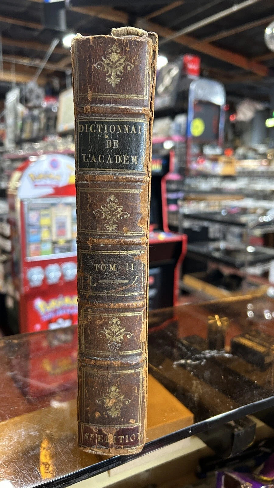 1822 DICTIONNAIRE DE L'ACADEMIE FRANCAISE CINQUIEME EDITION - FRENCH - KD 2349