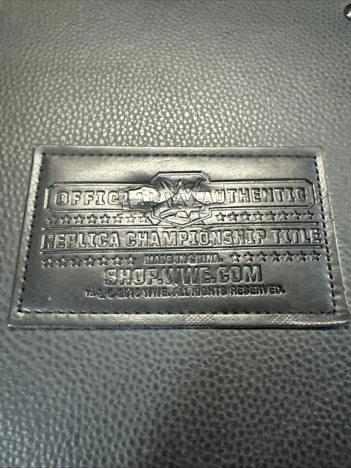 WWE Big Gold-Figures Inc. World Heavyweight Championship Commemorative Belt WCW