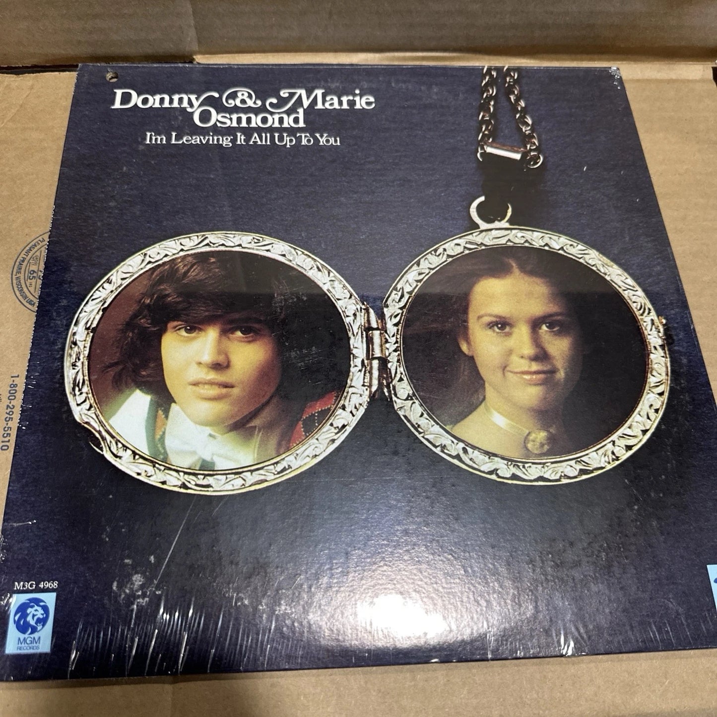 Donny & Marie Osmond-I'm Leaving It All Up To You-1974 -Vinyl LP New Sealed 4968