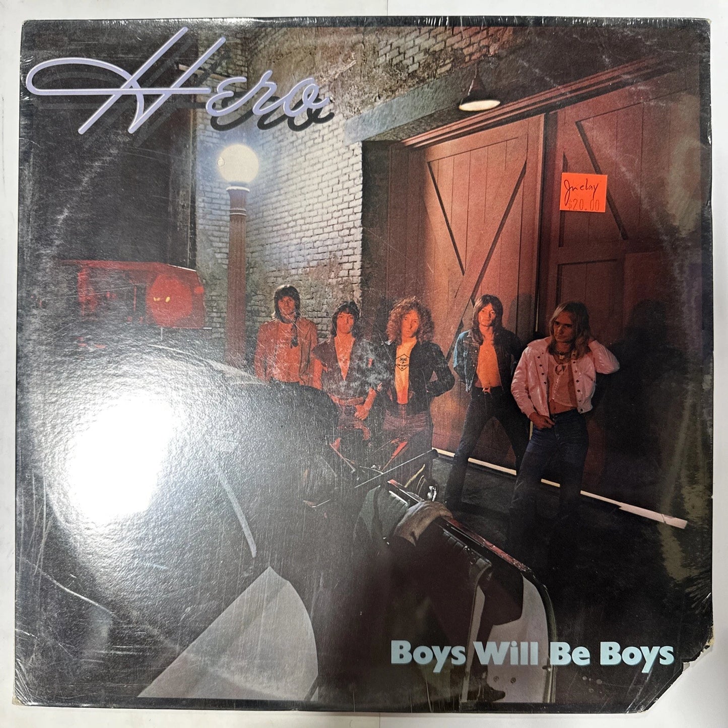 Hero ‎– Boys Will Be Boys ; 1978 1ST PRESS CUT CORNER FACTORY SEALED LP