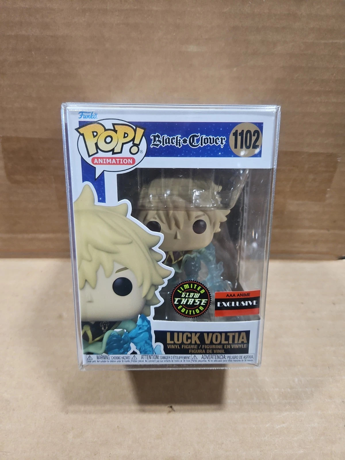 FUNKO POP ! LUCK VOLTIA 1102 GLOW CHASE EDITION AAA ANIME EXCLUSIVE