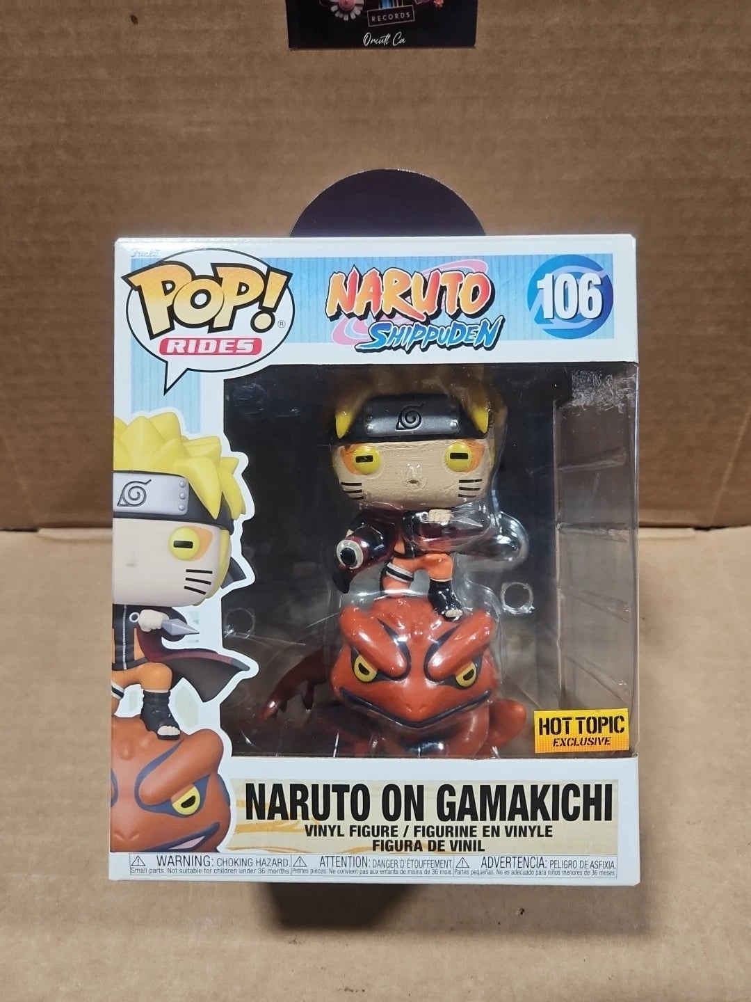 Funko Pop! Rides: Naruto - Naruto on Gamakichi - Hot Topic (Exclusive) #106