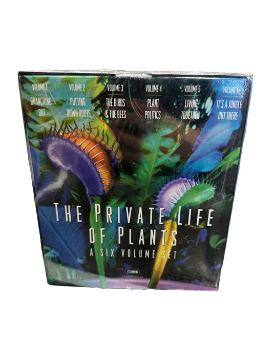 David Attenborough's Private Life of Plants - Complete Set 6 VHS Set New Sealed