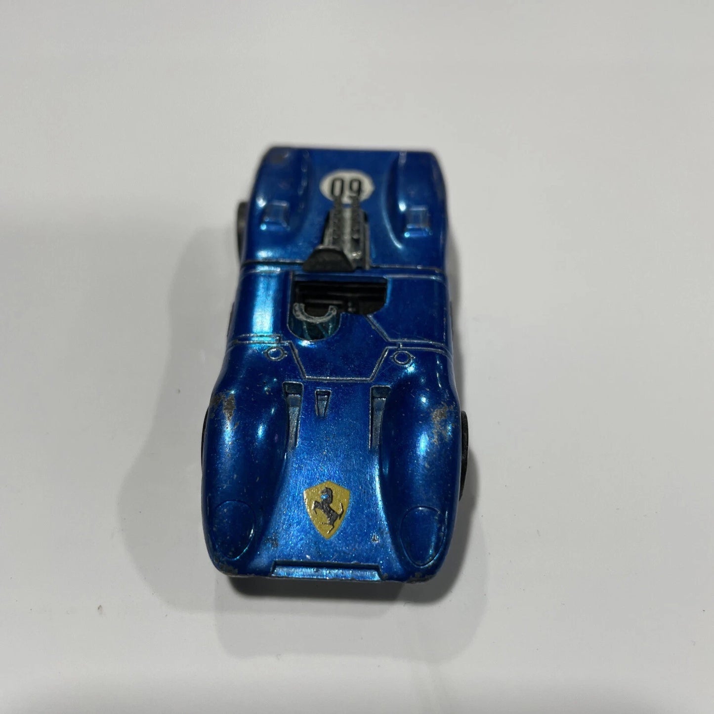 HOT WHEELS REDLINE 1969 FERRARI 312P BLUE VINTAGE RARE REDLINES