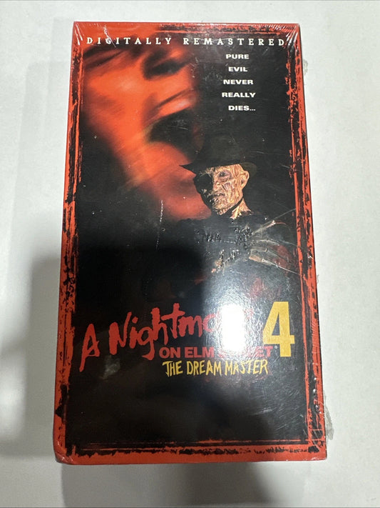 A Nightmare on Elm Street 4: The Dream Master VHS, 1988) Horror Brand New Sealed