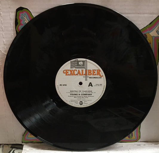 Young & Company Sexy Lady/Waiting On Your Love 12” UK Import Record EXCL505