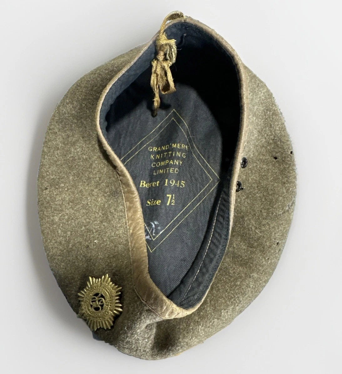 Original WW2 Royal Army Service Corps General Service Cap