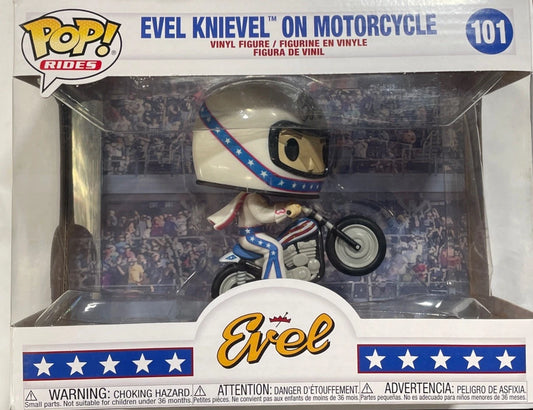 Funko Pop! Rides: EVEL KNIEVEL on Motorcycle #101