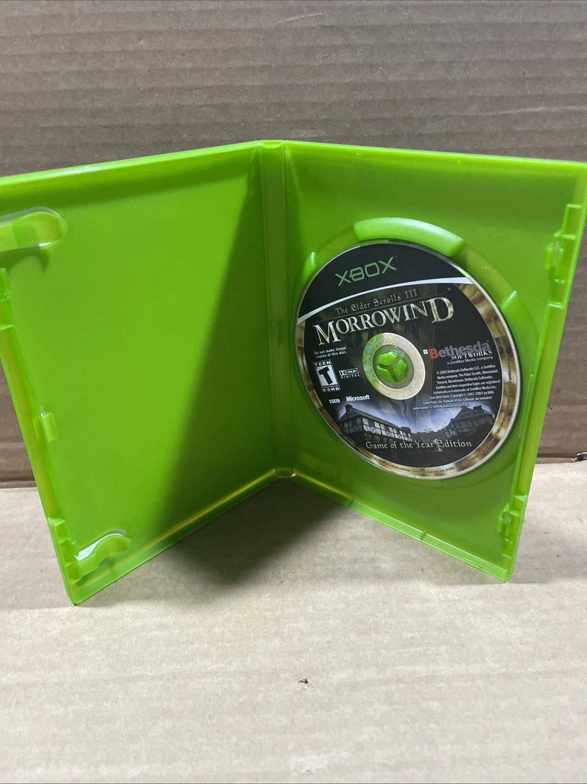 The Elder Scrolls III: Morrowind-Game of the Year Edition (Microsoft Xbox, 2003)