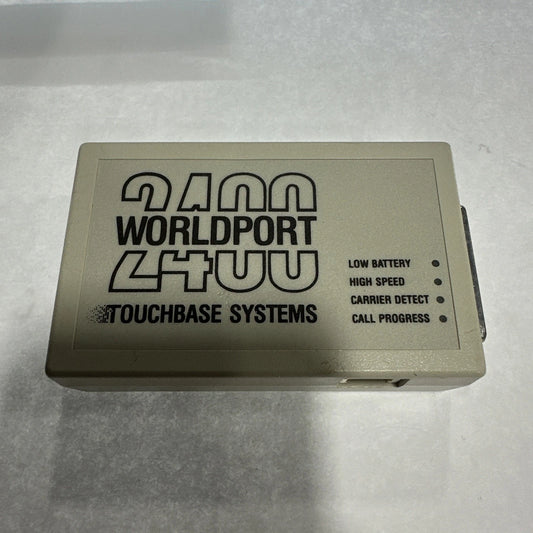 Touchbase Systems 2400 Baud Worlport Portable Modem 01-0200