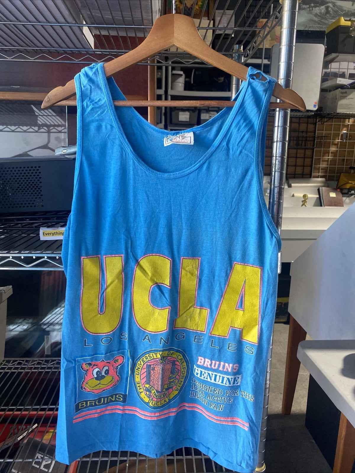 Vintage UCLA Bruins Genuine 80s 90s blue Tank Top