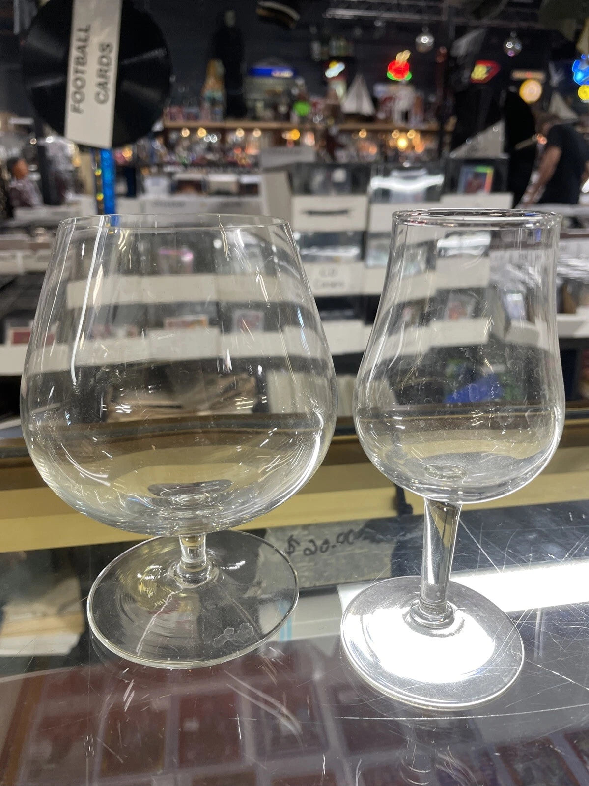 Set of 4 Glassware, Quark Star-trek, Picard, Cocktail Cognac