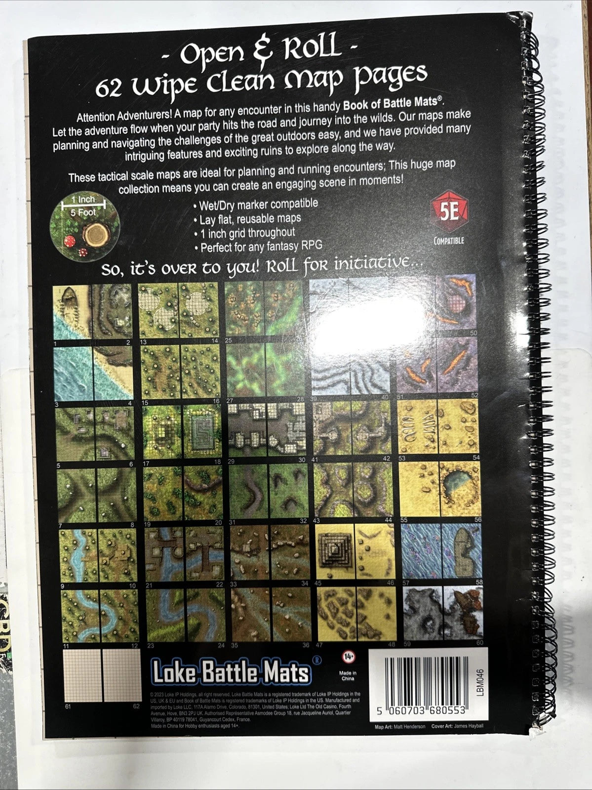 Loke Battle Mats: Giant Book Mats: Wilds & Ruins