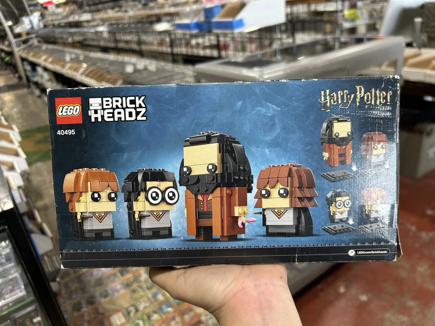 New LEGO BRICKHEADZ: Harry, Hermione, Ron & Hagrid (40495)