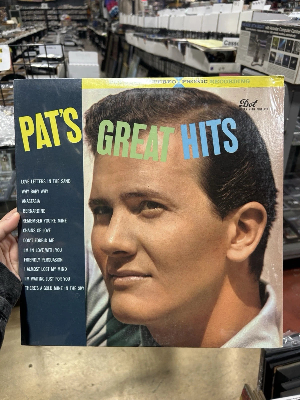PAT BOONE~PAT'S GREAT HITS LP Sealed New 1950s dlp 25071