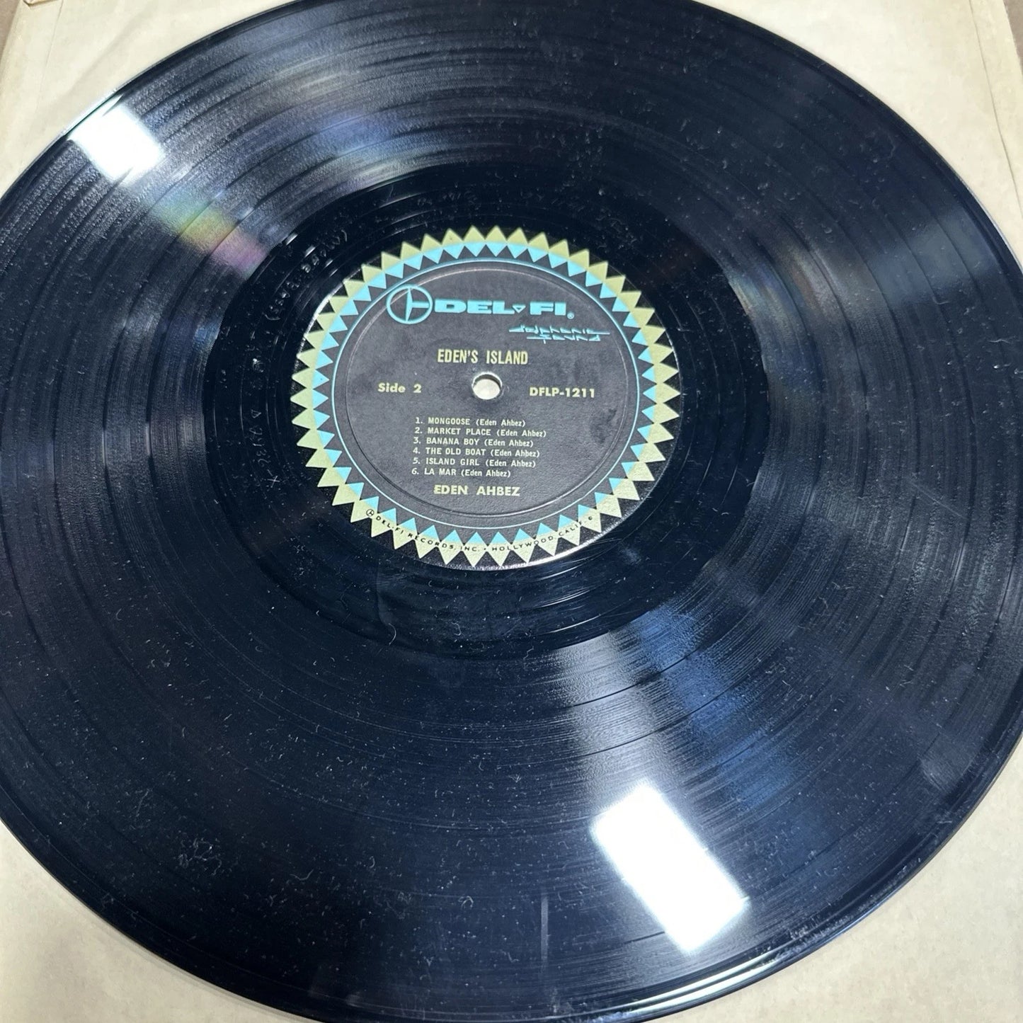 Edens Island, The Music Of An Enchanted Isle, Eden Ahbez 1960 Mono 1st Press