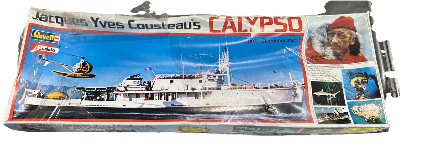 Revell/Lodela Jacques-Yves Cousteau's Calypso Plastic Model Ship #RH5216 1/125