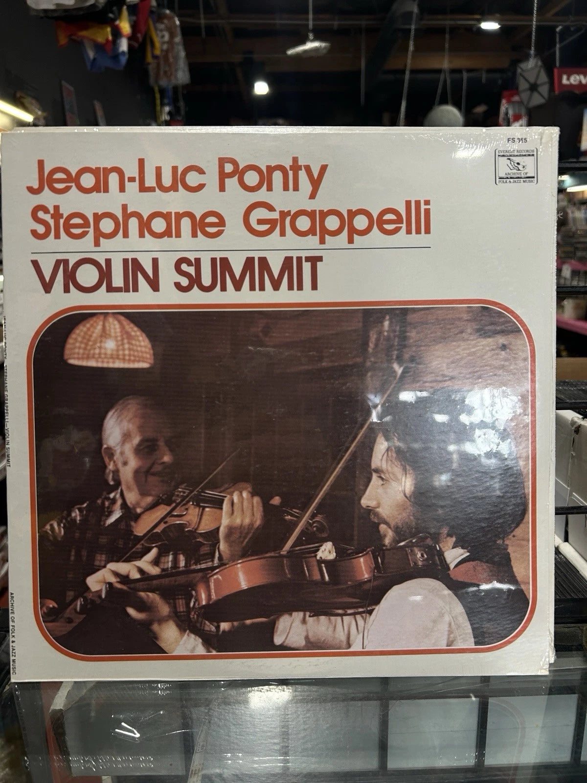 JEAN-LUC PONTY + STEPHANE GRAPPELLI -VIOLIN SUMMIT EVEREST RECORDS New Sealed