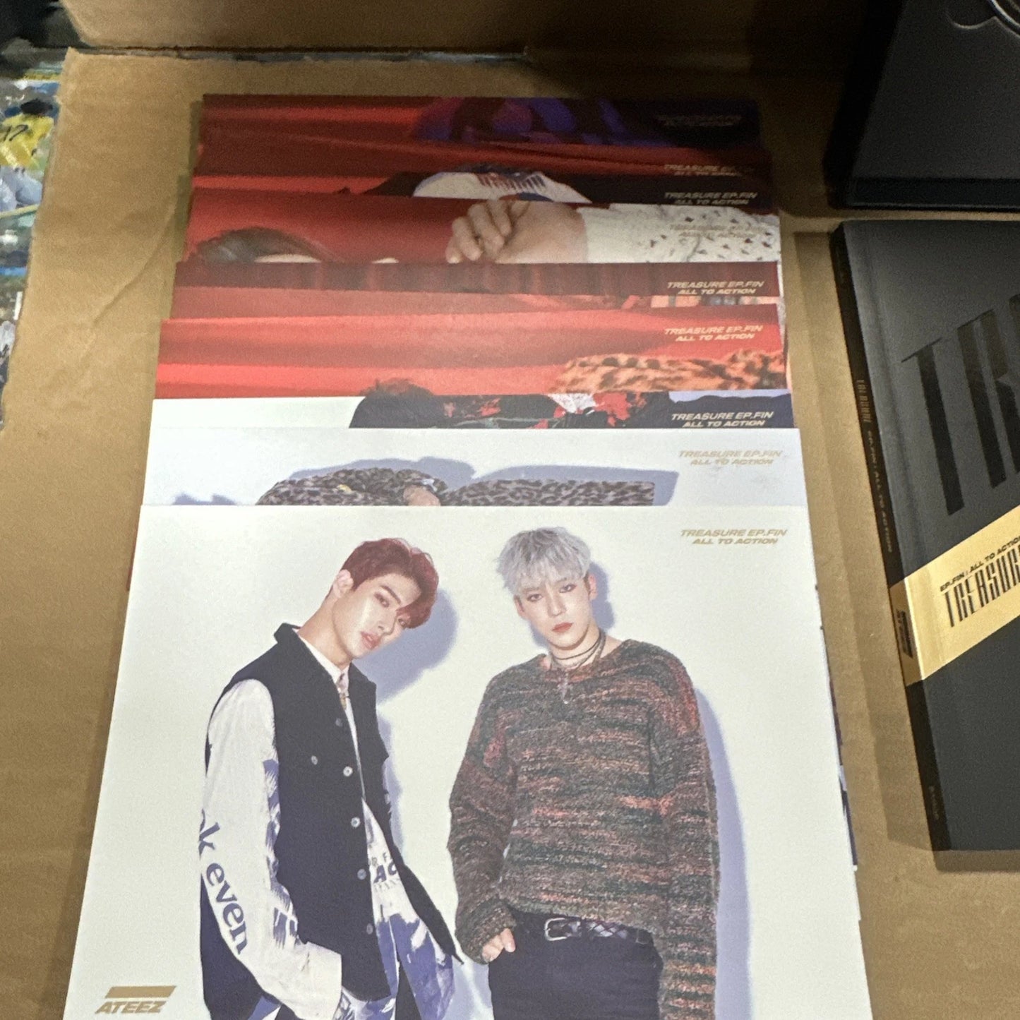 Ateez – Treasure EP Album w/ Photobook/Photocards/Stickers/Postcards K-Pop CD