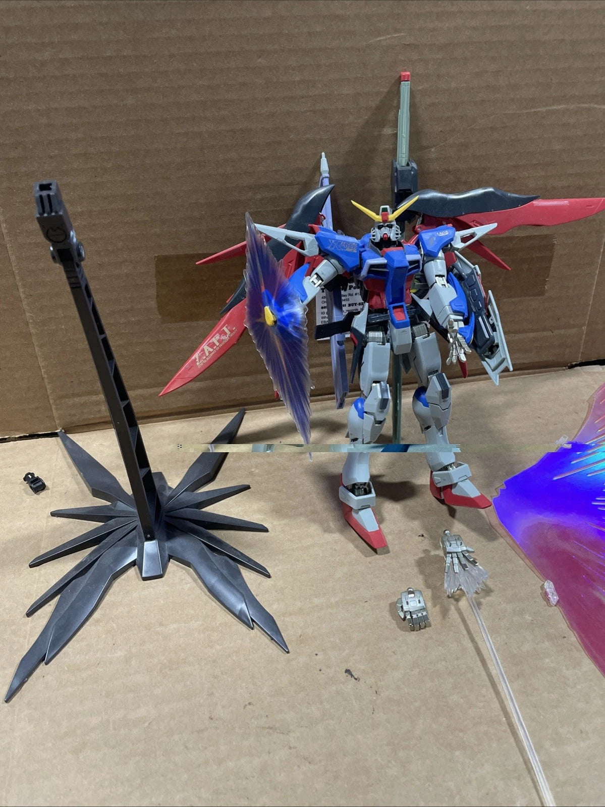 Bandai ZGMF-X42S Destiny Gundam MG 1/100 Scale Kit Pre-Built Incomplete