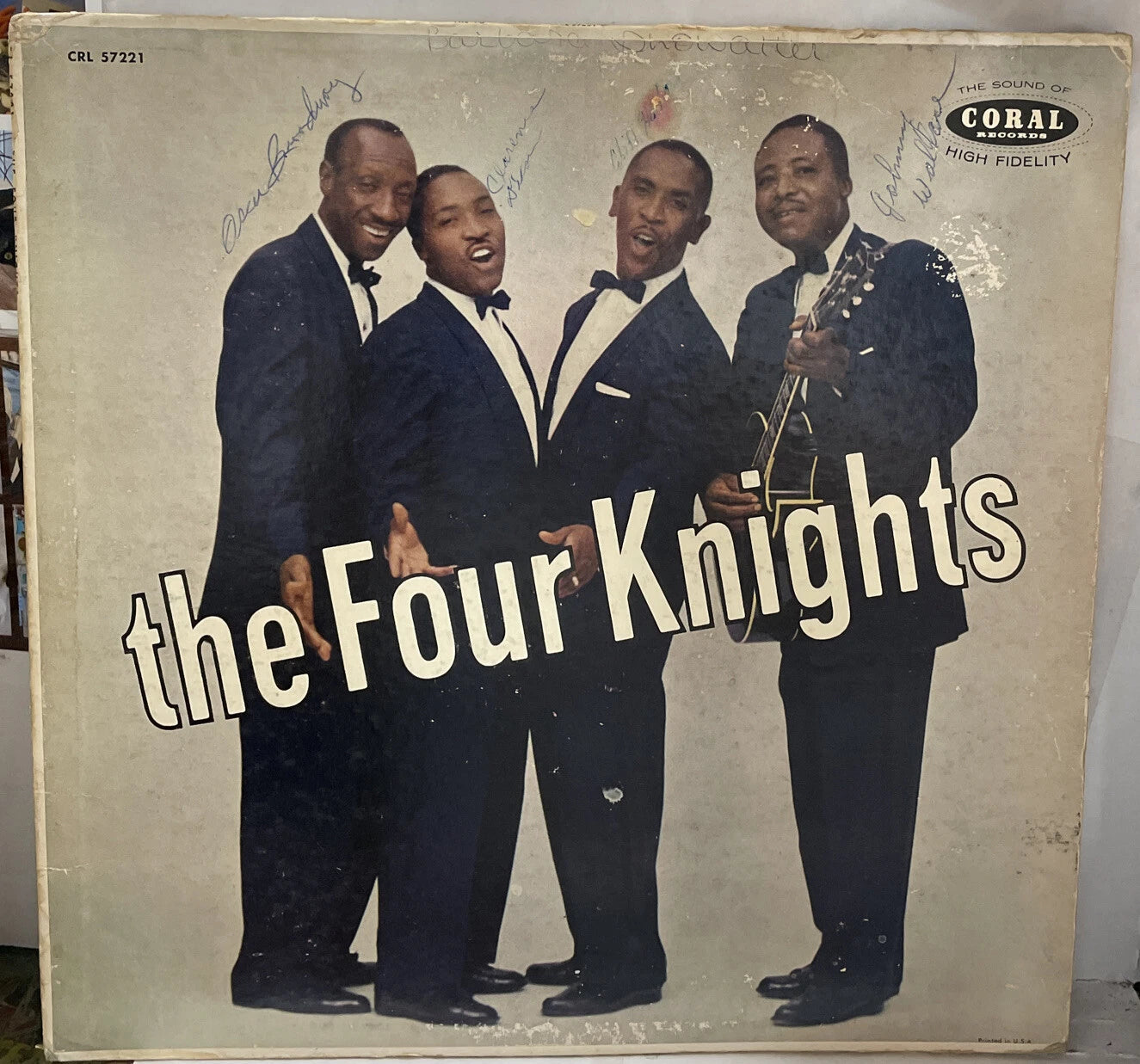 The Four Knights Self Titled Autographed Record CRL57221