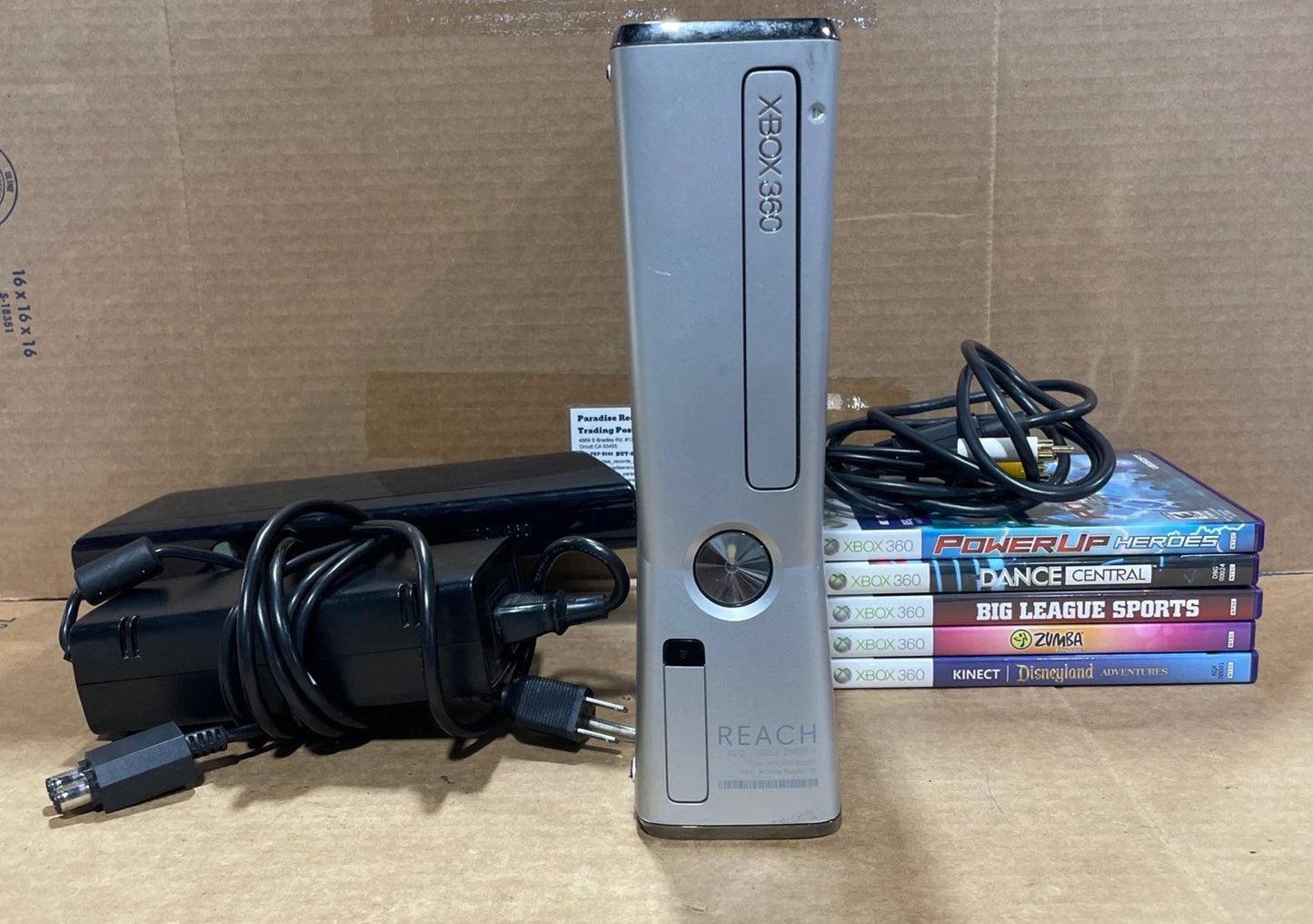 Microsoft Xbox 360 S Halo: Reach Limited Edition Silver Console No Controller