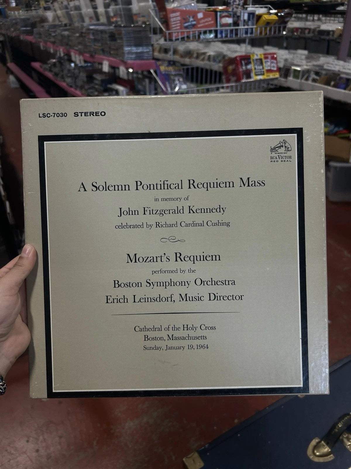 Solemn Pontifical Requiem Mass In Memory Of John F Kennedy Mozart's Requiem 2 LP