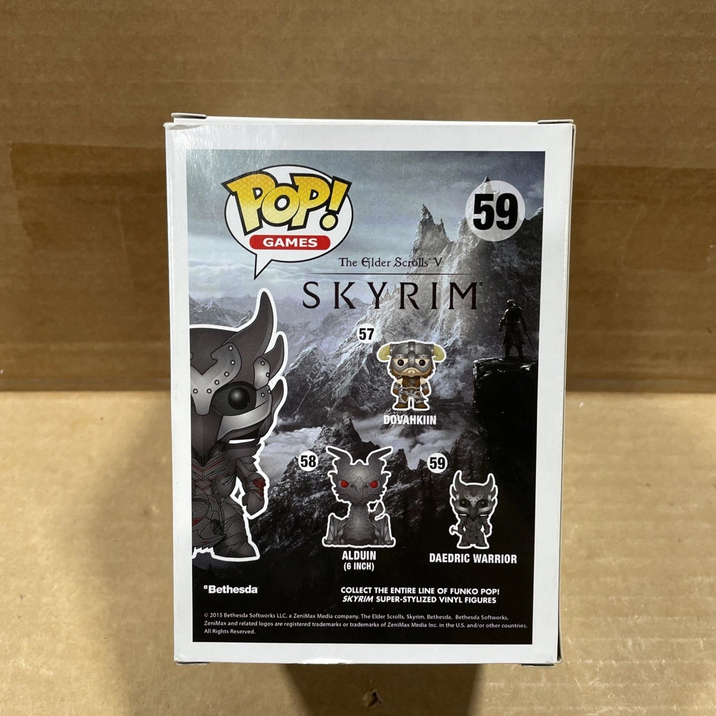 Funko Pop! Games Vinyl: Skyrim - The Elder Scrolls V - Daedric Warrior #59