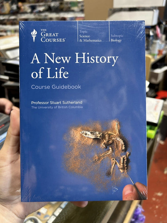New The Great Courses:A New History of Life 6 DVD and Course Guidebook Sealed