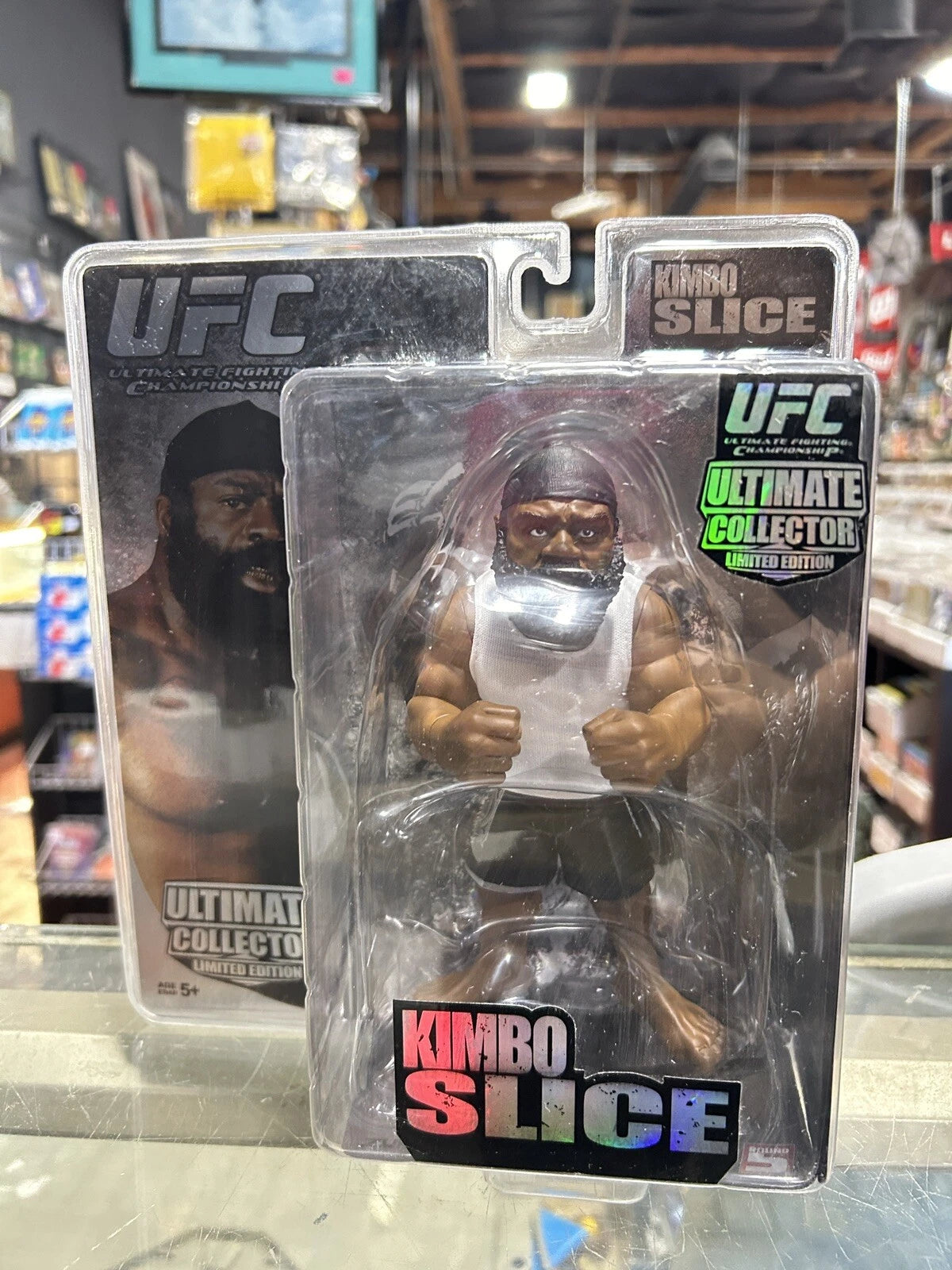 Kimbo Slice Round 5 UFC Collector Figure W/shirt Limited Edition #0116/3000