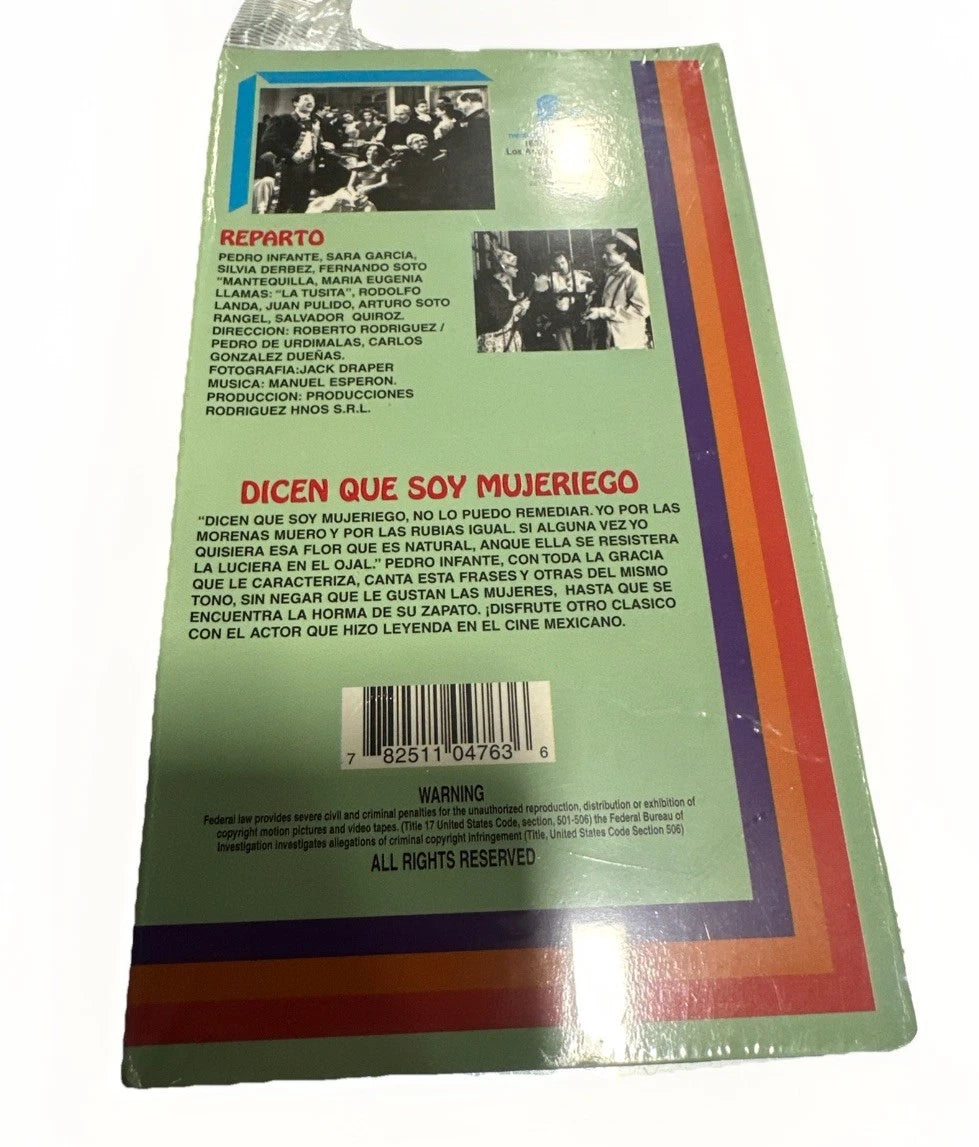 Asalto Sangriento (VHS) Pedro Infante Jr. Tested Película Mexic