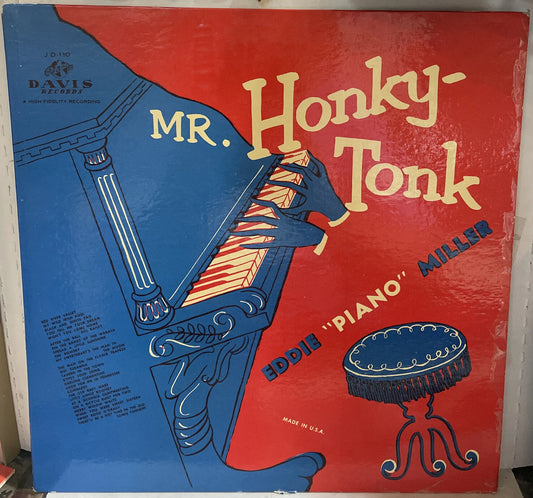 Eddie “Piano” Miller Mr. Honky-Tonk Record JD-110