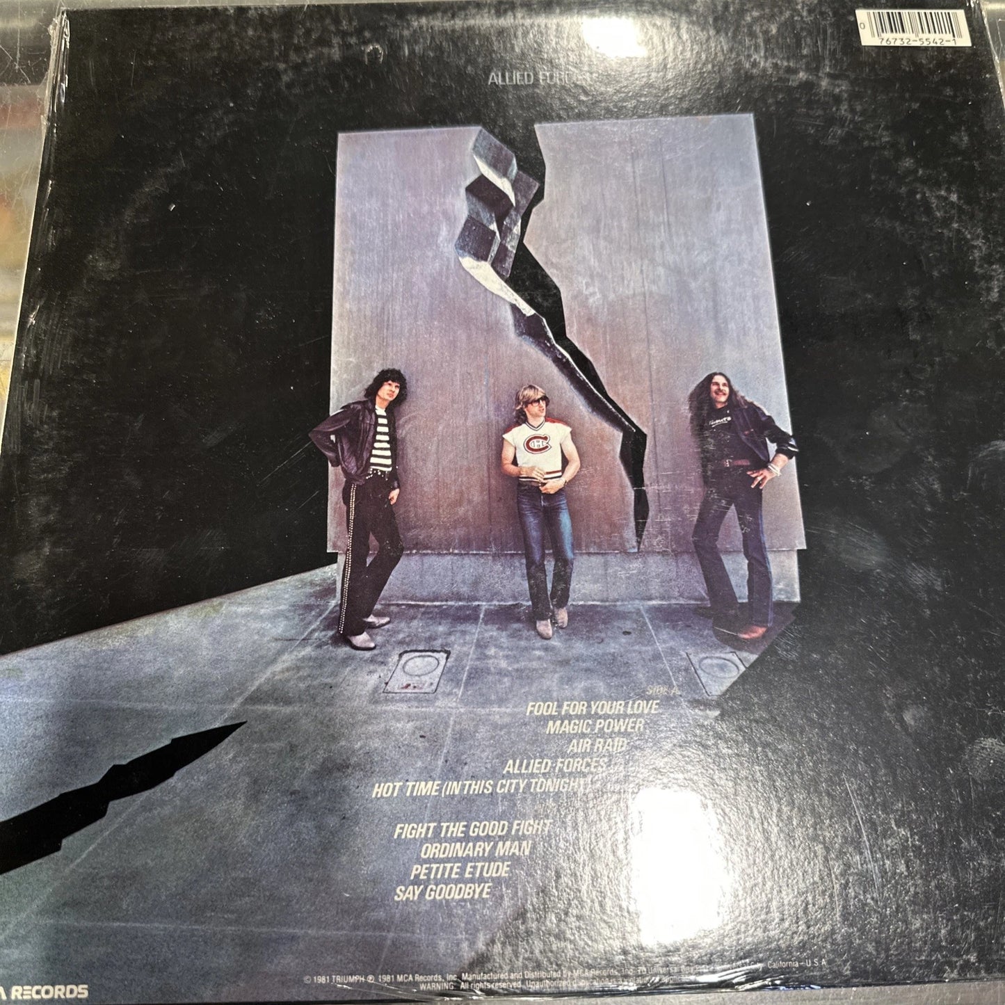 1981 LP Triumph "Allied Forces" MCA 5542 NEW SEALED