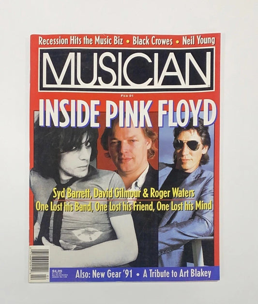 LOT OF PINK FLOYD MUSICIAN MAGAZINES (feb 91, dec 92, aug 92)