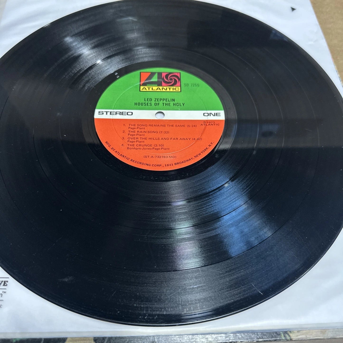 Led Zeppelin: Houses of The Holy (VG 1973 Atlantic US, RL Monarch STERLING LP)