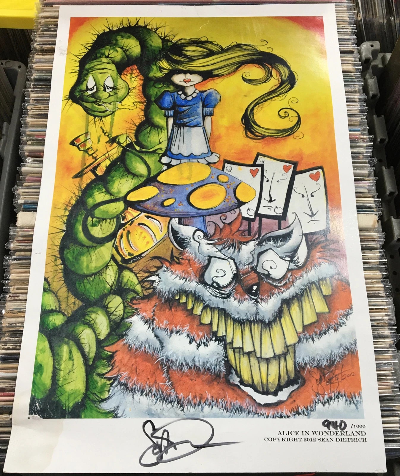 Sean Dietrich Alice In Wonderland Signed And Numbered Limited Edition Print