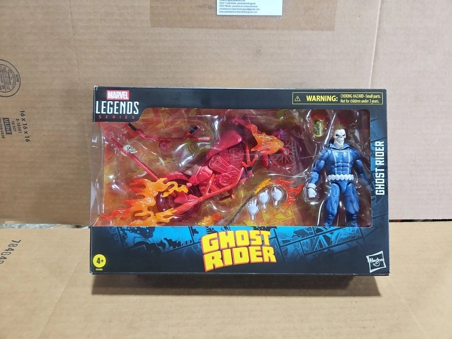 Ghost Rider Marvel Legends Series Johnny Blaze Action Figure W Motorcycle Sealed