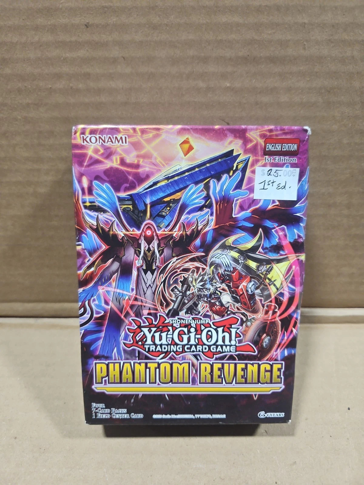 Yu-Gi-Oh Phantom Revenge Mini Box (Contains 4 Packs & 1 Field Card) Sealed
