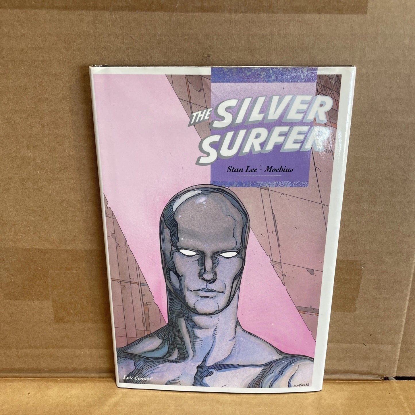 1988 The Silver Surfer Parable Epic Comics by Stan Lee Moebius Hardcover