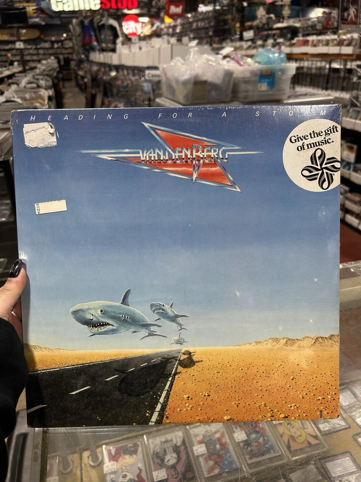 LP SEALED VANDENBERG HEADING FOR A STORM 1983 ATCO ORIG PRESS NO CLUB CUTOUT