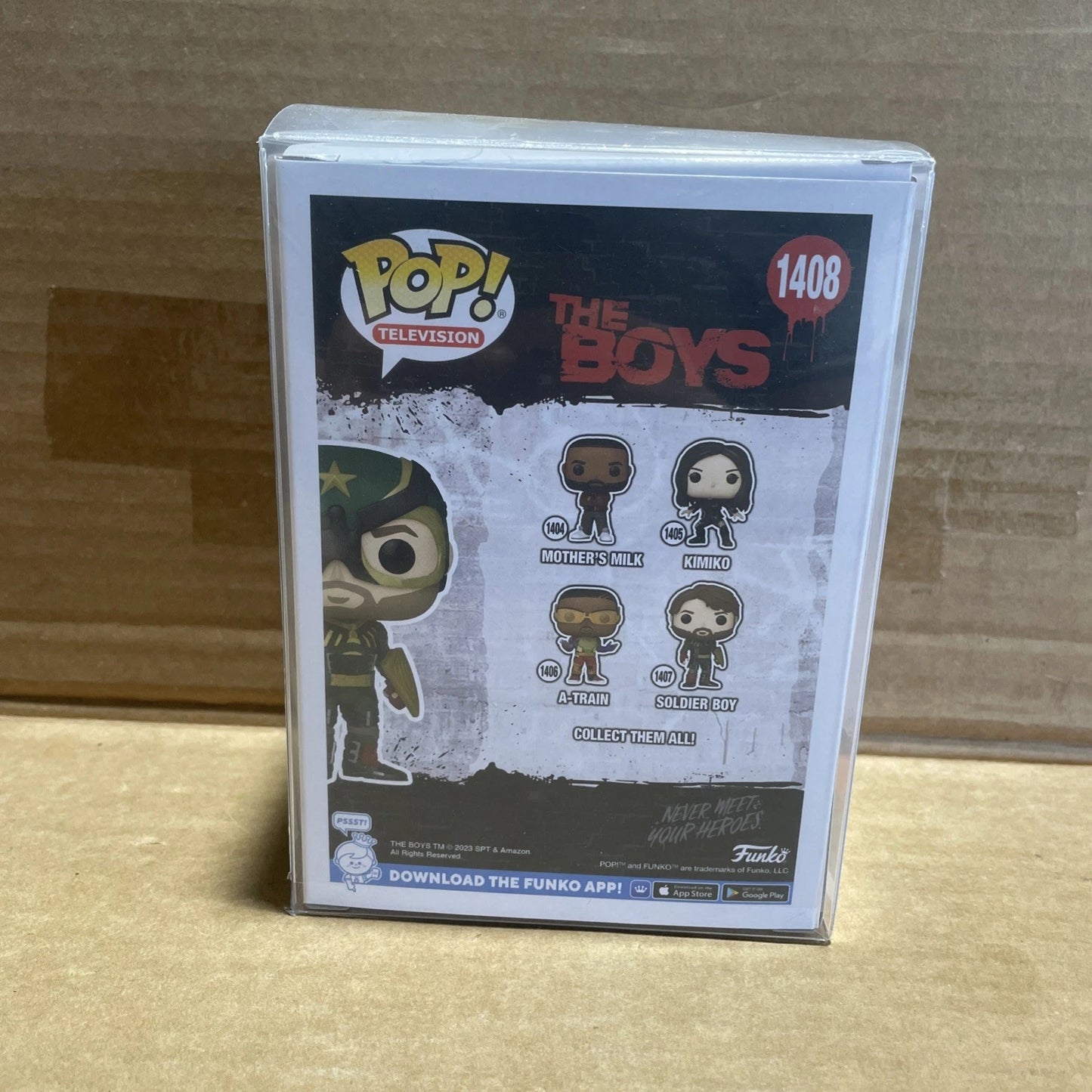 Funko Pop! Soldier Boy The Boys Glow Funko Exclusive Vinyl Figure #1408