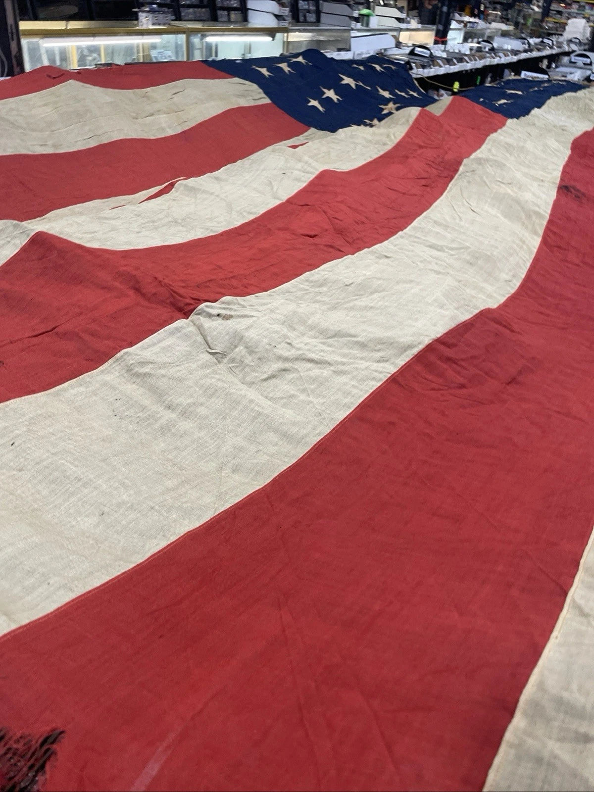 38 Star American Flag (1876-1889) 13 feet X 20 feet RARE!!!!!!!
