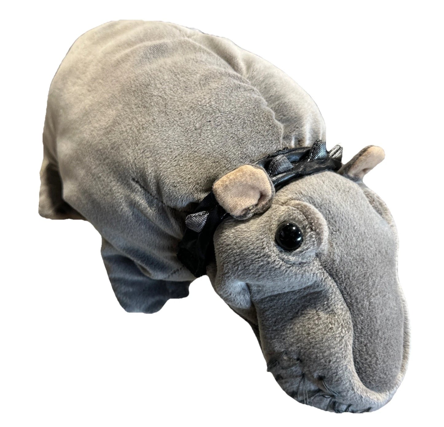NCIS Farting Bert The Hippo Plush Hand Puppet Toy With Collar Abby Goth W/sound