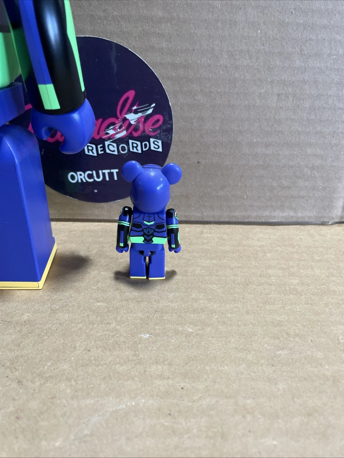 Evangelion Eva 01 New Paint Bearbrick 400% & 100% 2 Pack Medicom