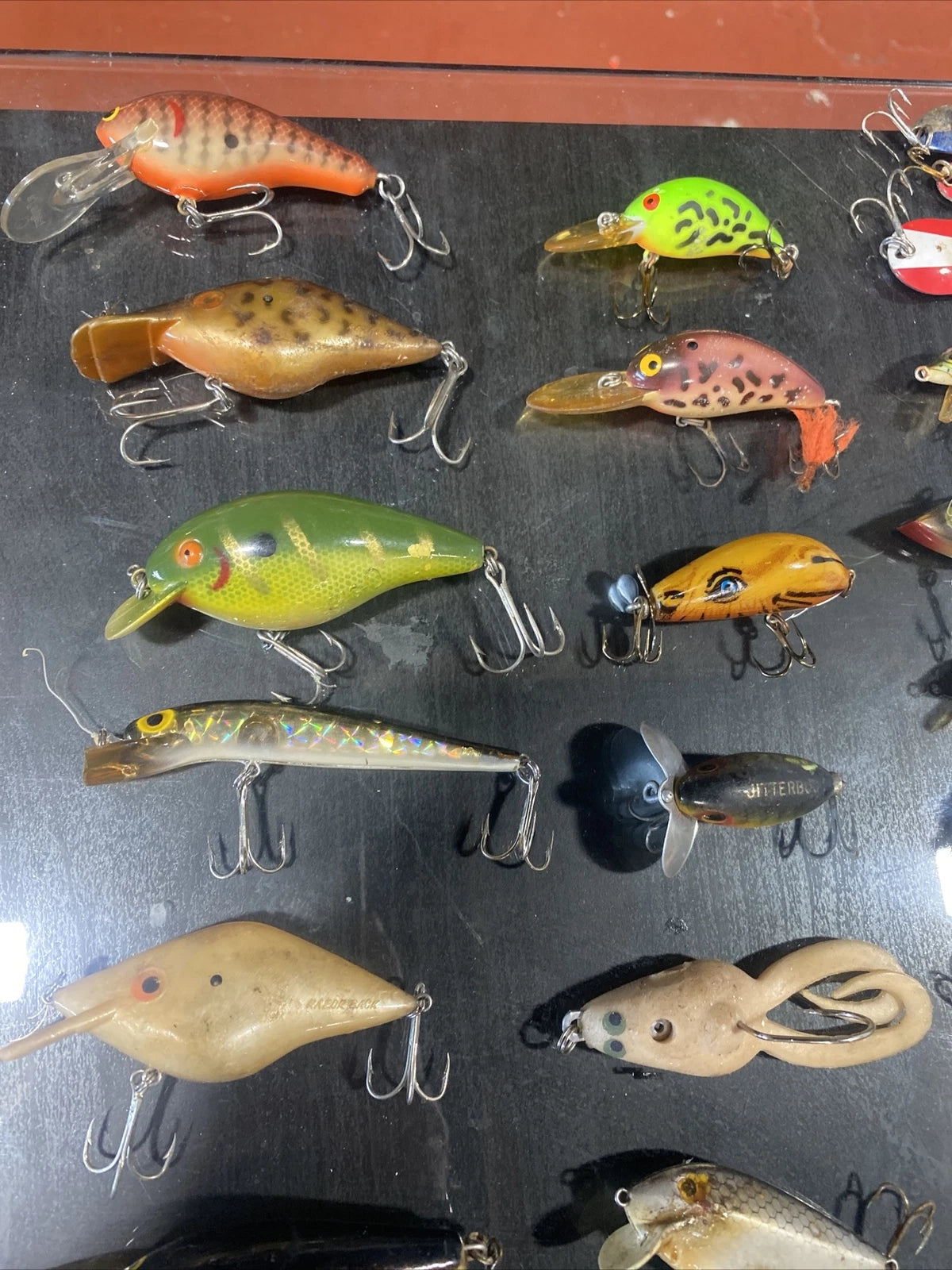 Vintage Fishing Lures (45) MANNS RAPALA REBEL HELFIN BAGLEY