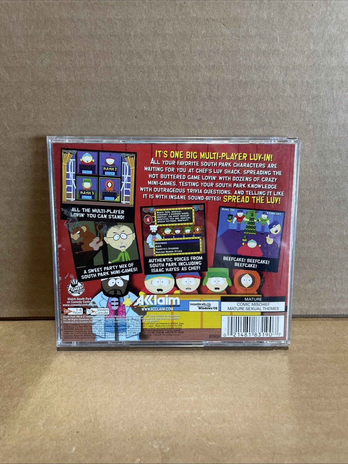 South Park: Chef's Luv Shack (Sega Dreamcast) CIB COMPLETE & TESTED