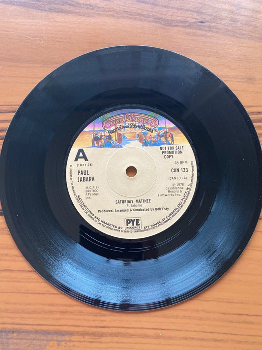 PAUL JABARA + DONNA SUMMER SHUT OUT 7" PROMO 1977 UK PROMO