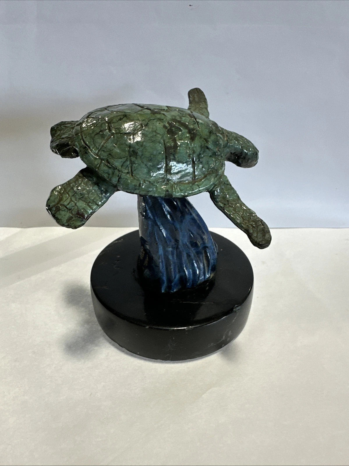 Bronze Sculpture Of Turtle By Artist Robert Wyland 25/950